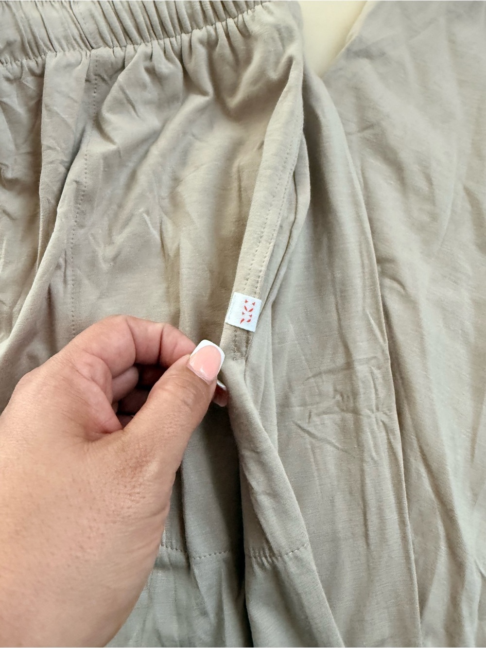 Derek Rose Relaxed Drawstring Joggers in Taupe - Picture 2 of 5